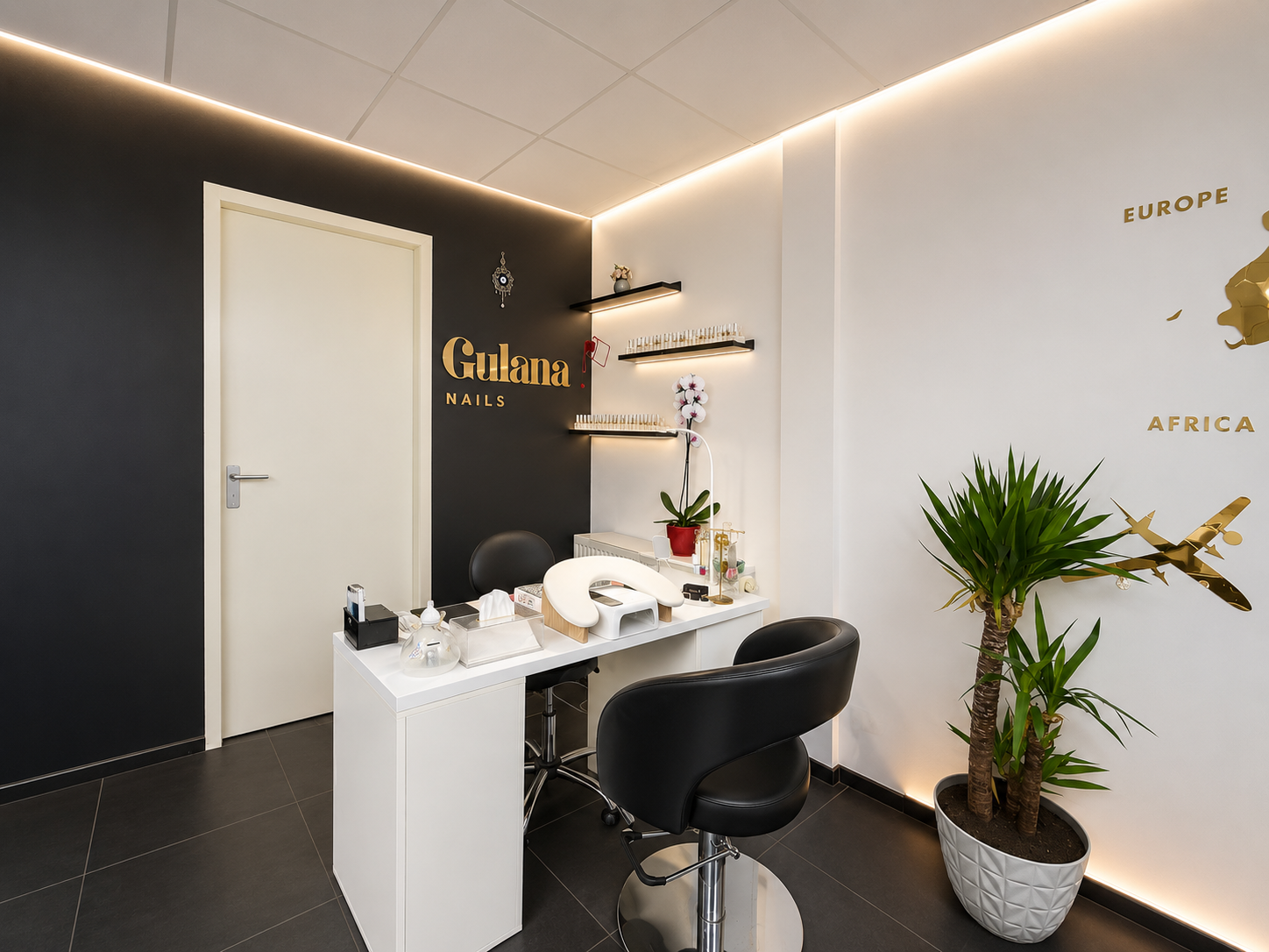 Gulana Nails salon interieur in Posterholt